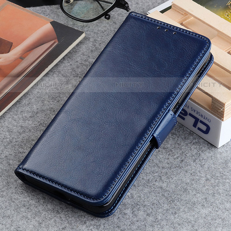 Coque Portefeuille Livre Cuir Etui Clapet M05L pour Motorola Moto G Play Gen 2 Bleu Plus