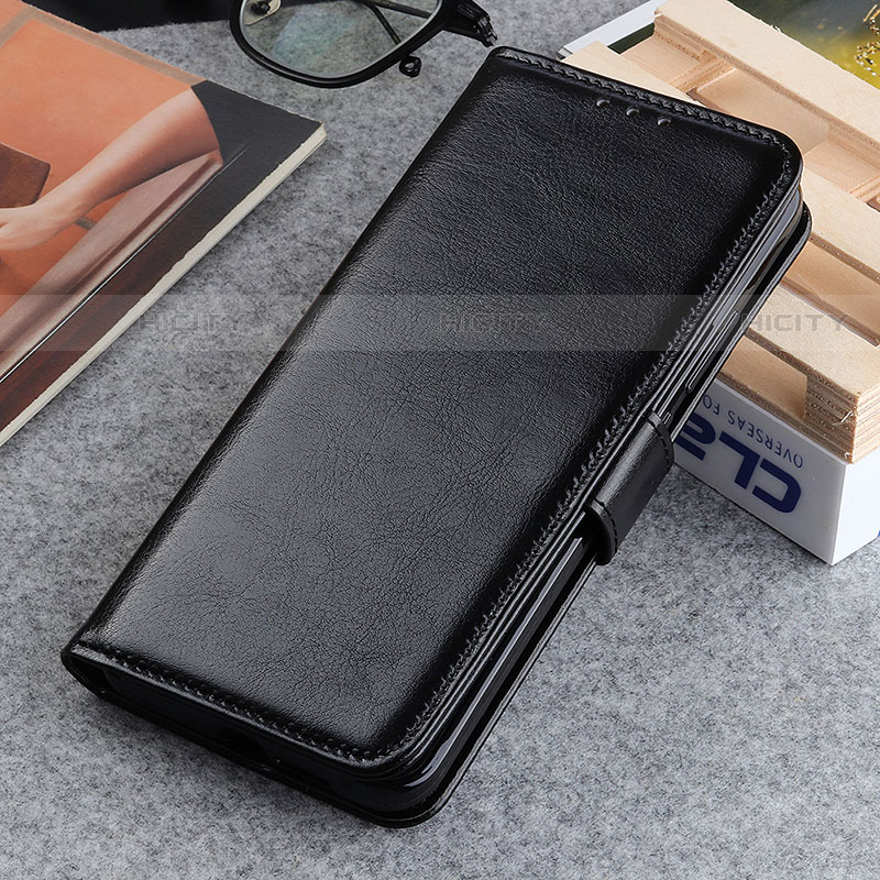 Coque Portefeuille Livre Cuir Etui Clapet M05L pour Motorola Moto G51 5G Noir Plus