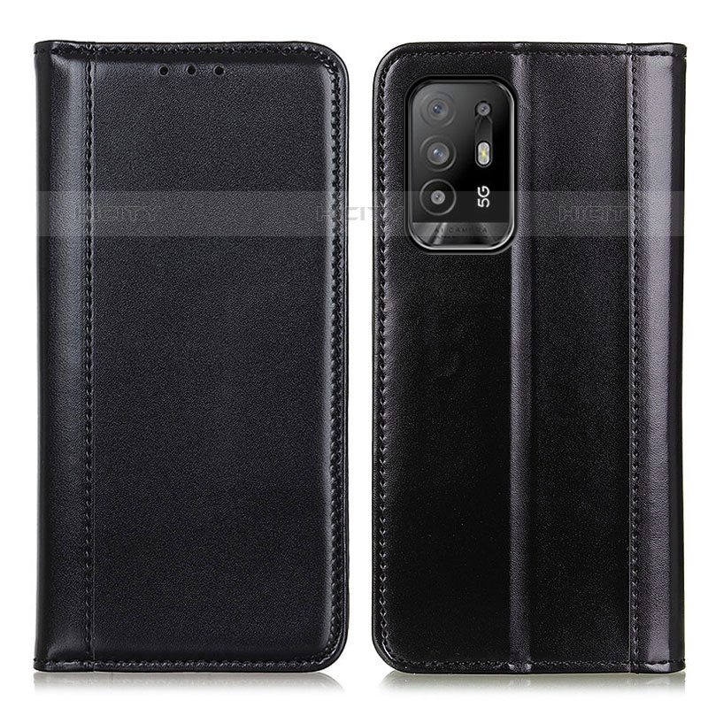 Coque Portefeuille Livre Cuir Etui Clapet M05L pour Oppo A94 5G Noir Plus