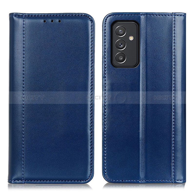 Coque Portefeuille Livre Cuir Etui Clapet M05L pour Samsung Galaxy A15 5G Bleu Plus