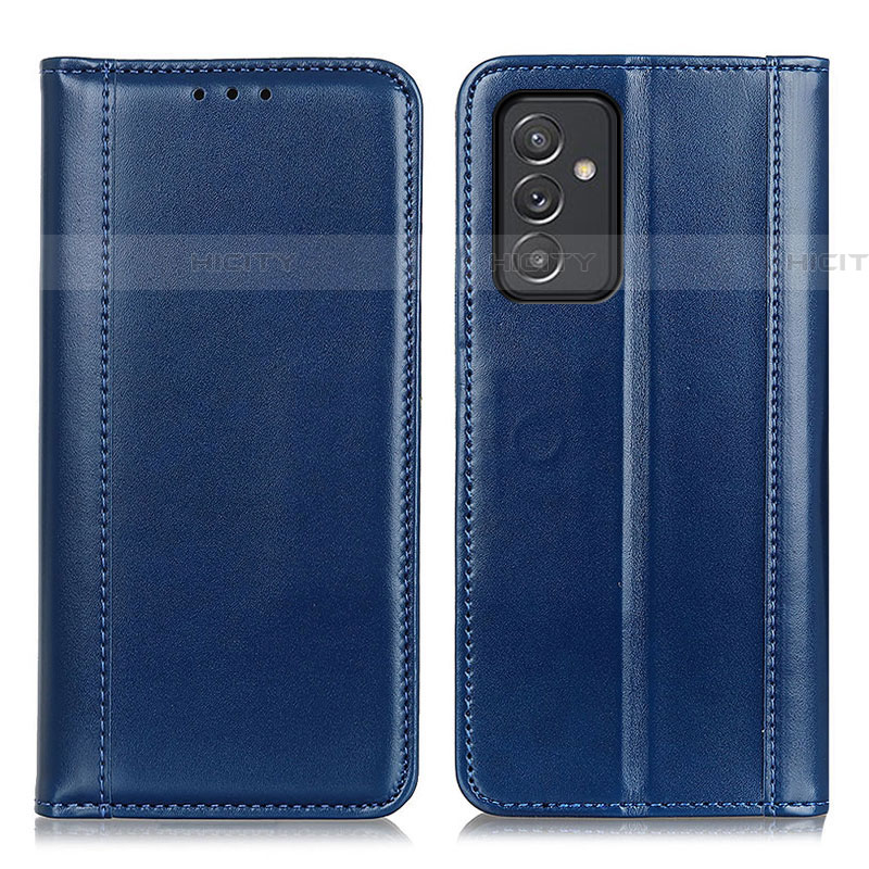 Coque Portefeuille Livre Cuir Etui Clapet M05L pour Samsung Galaxy A54 5G Bleu Plus