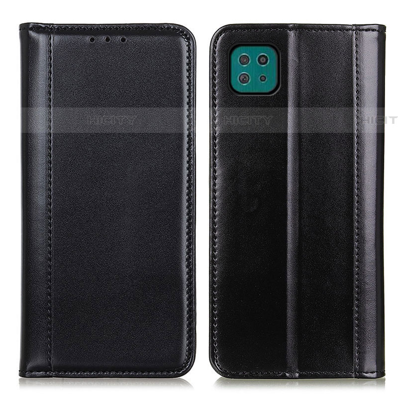 Coque Portefeuille Livre Cuir Etui Clapet M05L pour Samsung Galaxy F42 5G Noir Plus