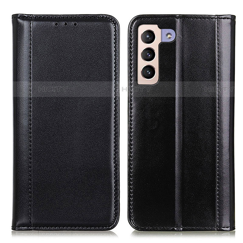 Coque Portefeuille Livre Cuir Etui Clapet M05L pour Samsung Galaxy S21 Plus 5G Noir Plus