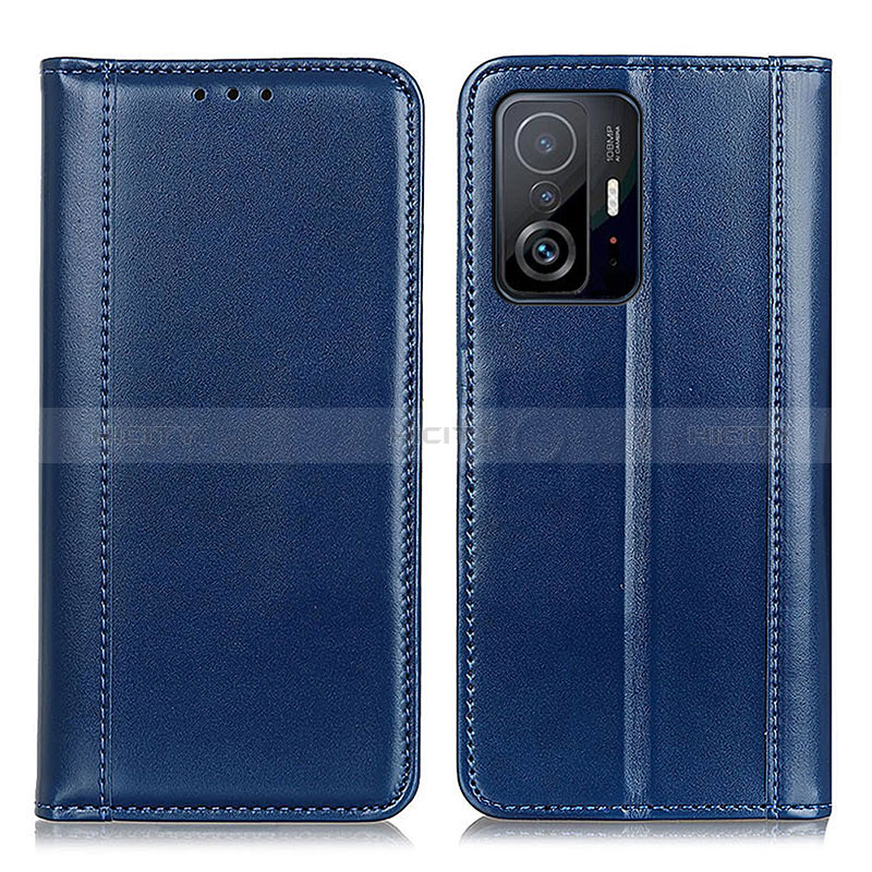 Coque Portefeuille Livre Cuir Etui Clapet M05L pour Xiaomi Mi 11T Pro 5G Bleu Plus