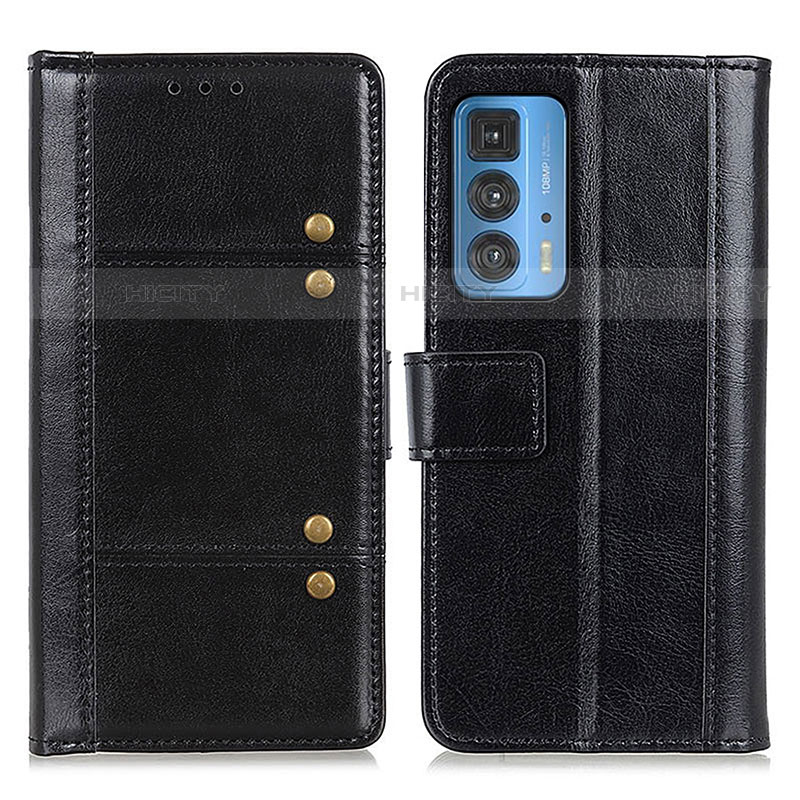 Coque Portefeuille Livre Cuir Etui Clapet M06L pour Motorola Moto Edge S Pro 5G Noir Plus