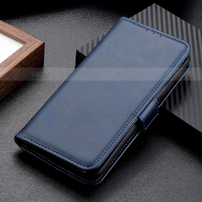 Coque Portefeuille Livre Cuir Etui Clapet M06L pour Motorola Moto G Play Gen 2 Bleu Plus