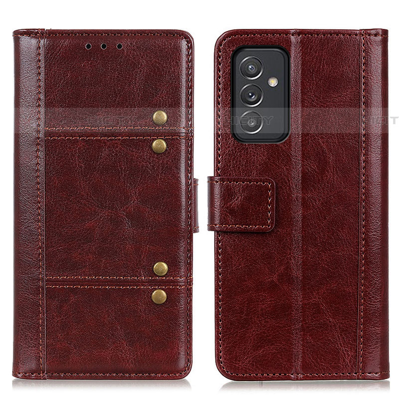 Coque Portefeuille Livre Cuir Etui Clapet M06L pour Samsung Galaxy A34 5G Marron Plus