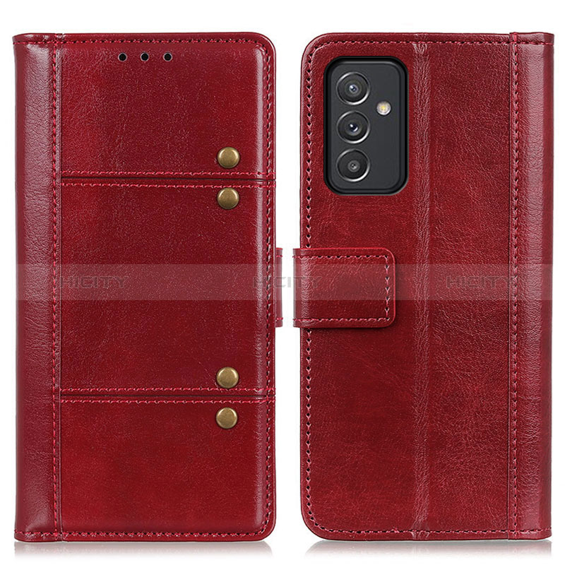 Coque Portefeuille Livre Cuir Etui Clapet M06L pour Samsung Galaxy Quantum2 5G Rouge Plus