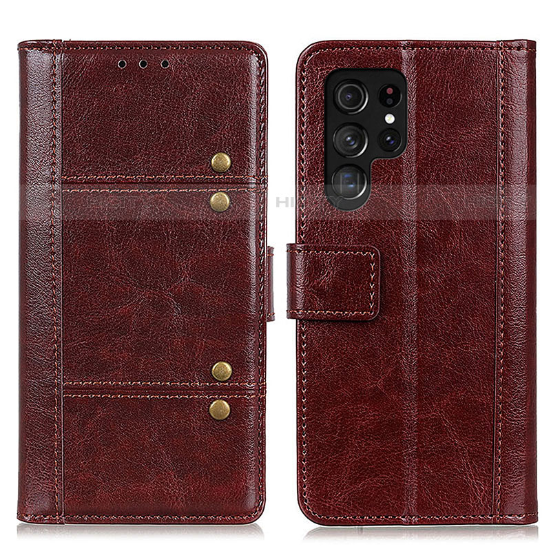 Coque Portefeuille Livre Cuir Etui Clapet M06L pour Samsung Galaxy S23 Ultra 5G Plus