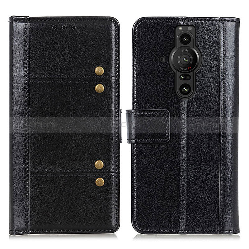 Coque Portefeuille Livre Cuir Etui Clapet M06L pour Sony Xperia PRO-I Noir Plus