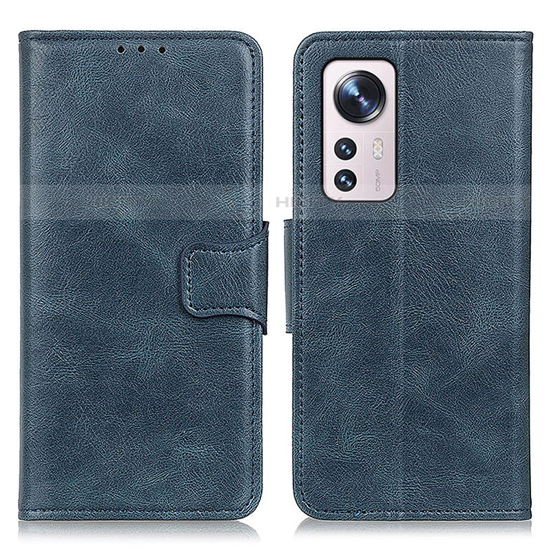 Coque Portefeuille Livre Cuir Etui Clapet M06L pour Xiaomi Mi 12X 5G Bleu Plus