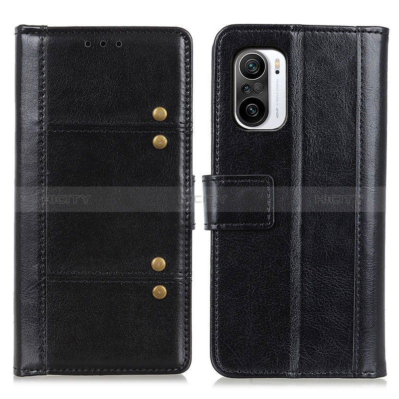 Coque Portefeuille Livre Cuir Etui Clapet M06L pour Xiaomi Poco F3 5G Noir Plus