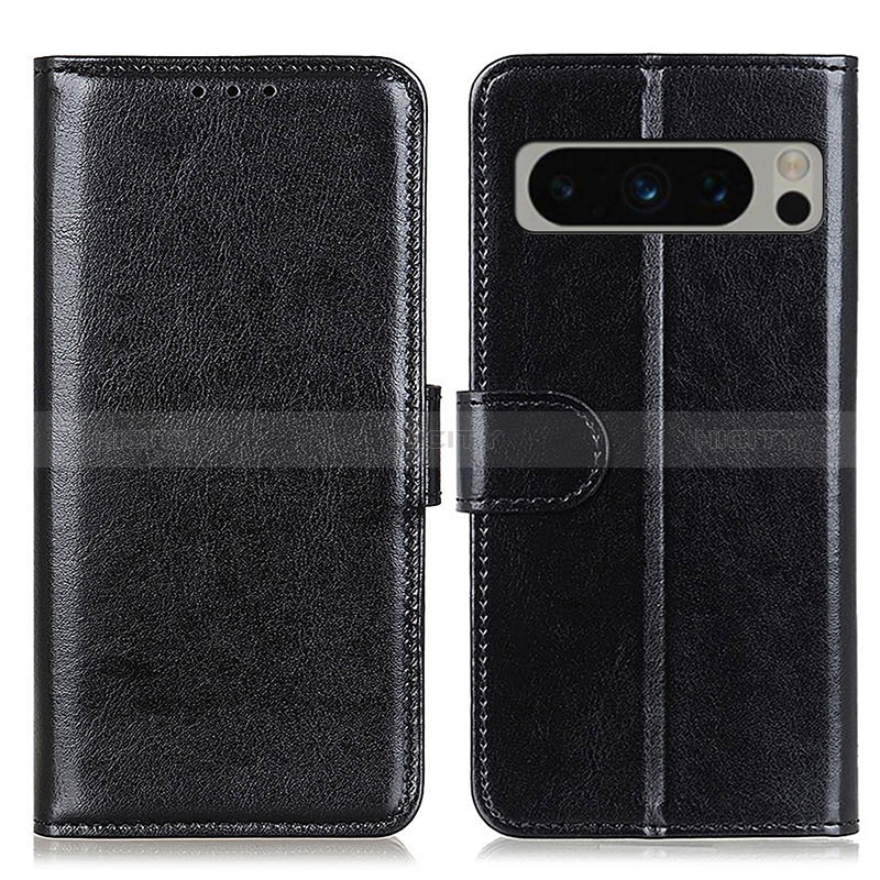 Coque Portefeuille Livre Cuir Etui Clapet M07L pour Google Pixel 8 Pro 5G Noir Plus