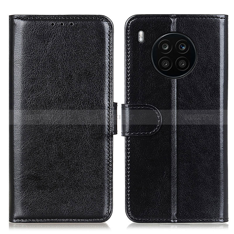 Coque Portefeuille Livre Cuir Etui Clapet M07L pour Huawei Honor 50 Lite Noir Plus