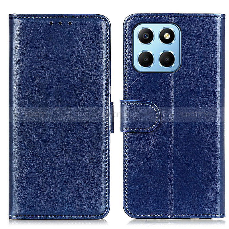 Coque Portefeuille Livre Cuir Etui Clapet M07L pour Huawei Honor 70 Lite 5G Bleu Plus