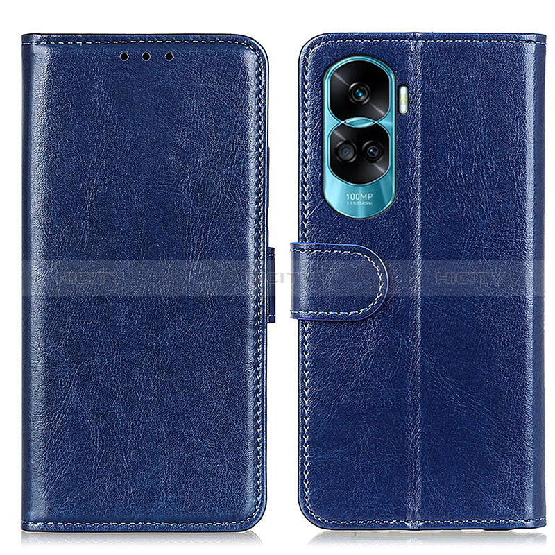 Coque Portefeuille Livre Cuir Etui Clapet M07L pour Huawei Honor 90 Lite 5G Bleu Plus