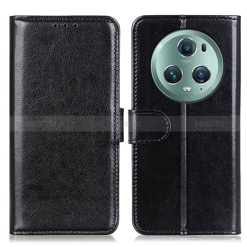 Coque Portefeuille Livre Cuir Etui Clapet M07L pour Huawei Honor Magic5 Pro 5G Noir Plus