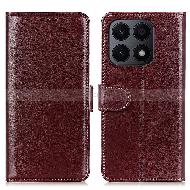 Coque Portefeuille Livre Cuir Etui Clapet M07L pour Huawei Honor X8a 4G Marron Plus