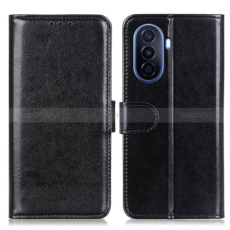 Coque Portefeuille Livre Cuir Etui Clapet M07L pour Huawei Nova Y70 Noir Plus