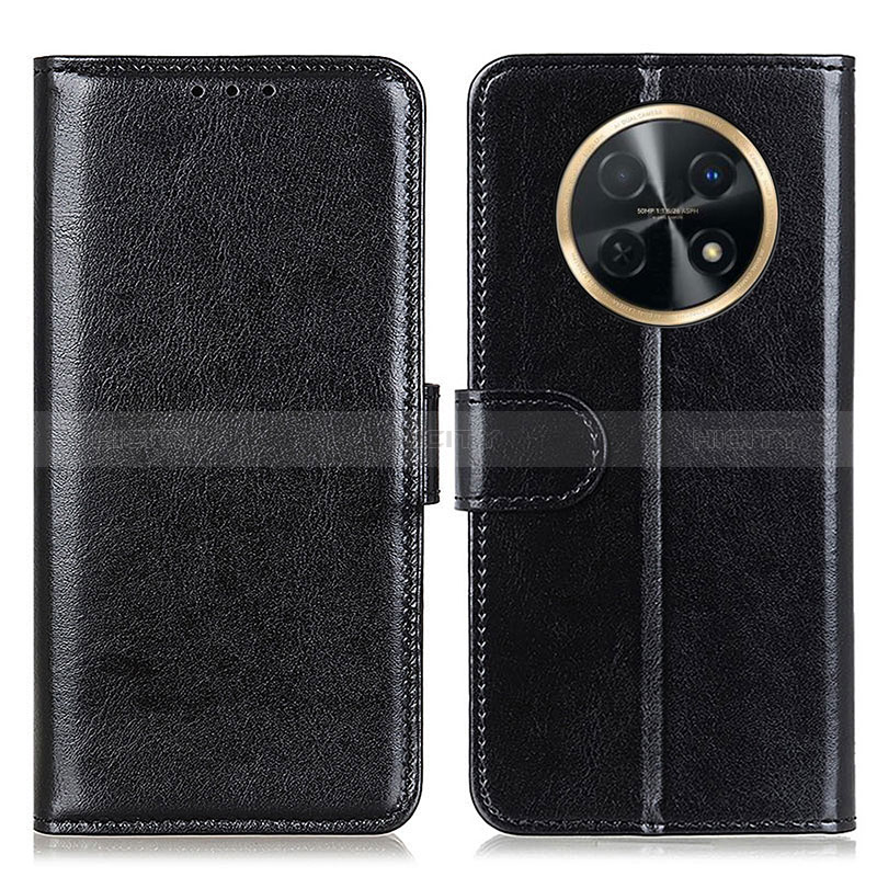 Coque Portefeuille Livre Cuir Etui Clapet M07L pour Huawei Nova Y91 Noir Plus