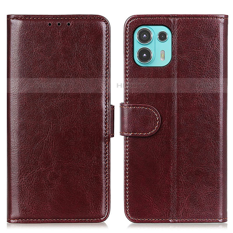 Coque Portefeuille Livre Cuir Etui Clapet M07L pour Motorola Moto Edge 20 Lite 5G Marron Plus