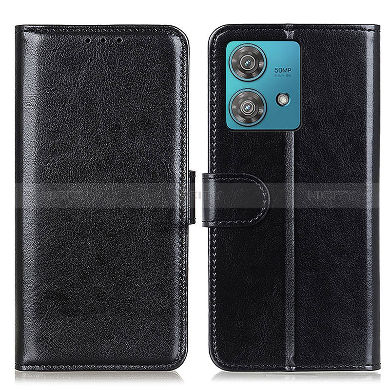 Coque Portefeuille Livre Cuir Etui Clapet M07L pour Motorola Moto Edge 40 Neo 5G Noir Plus