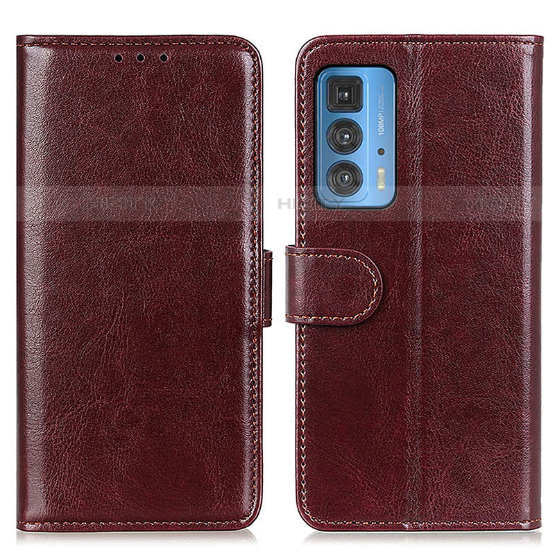 Coque Portefeuille Livre Cuir Etui Clapet M07L pour Motorola Moto Edge S Pro 5G Marron Plus