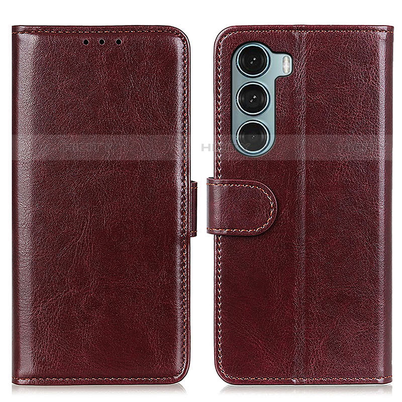 Coque Portefeuille Livre Cuir Etui Clapet M07L pour Motorola Moto Edge S30 5G Marron Plus