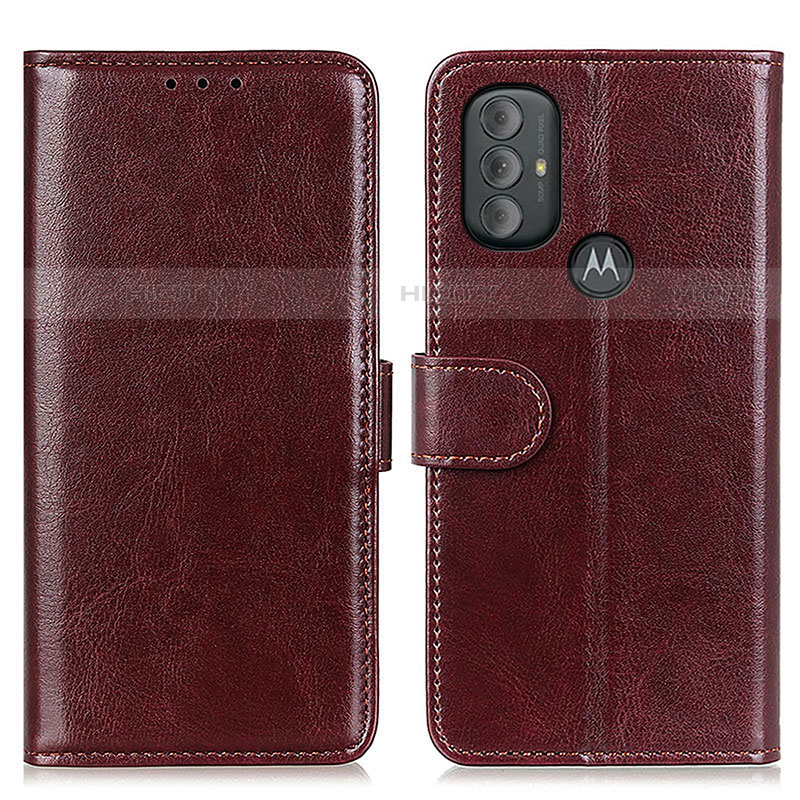 Coque Portefeuille Livre Cuir Etui Clapet M07L pour Motorola Moto G Play (2023) Marron Plus