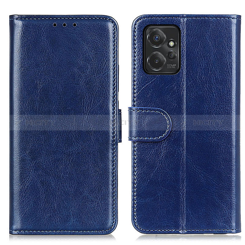 Coque Portefeuille Livre Cuir Etui Clapet M07L pour Motorola Moto G Power 5G (2023) Bleu Plus