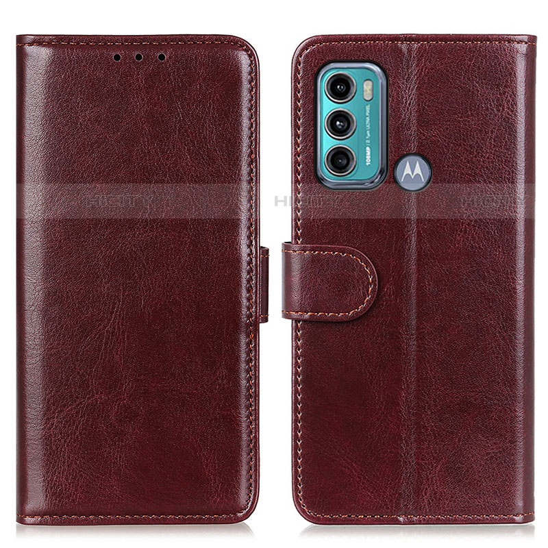 Coque Portefeuille Livre Cuir Etui Clapet M07L pour Motorola Moto G60 Marron Plus