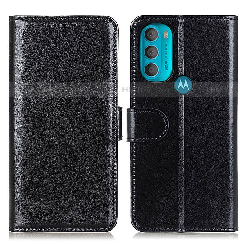 Coque Portefeuille Livre Cuir Etui Clapet M07L pour Motorola Moto G71 5G Noir Plus