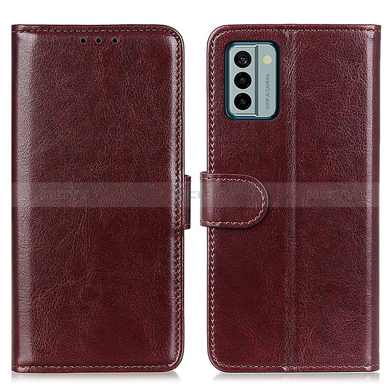 Coque Portefeuille Livre Cuir Etui Clapet M07L pour Nokia G22 Marron Plus