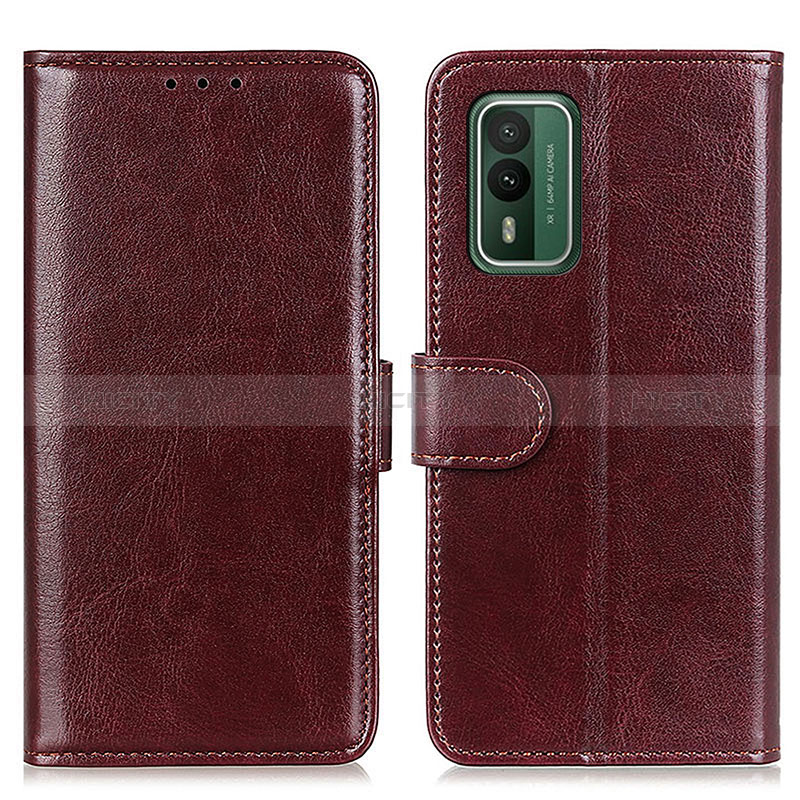 Coque Portefeuille Livre Cuir Etui Clapet M07L pour Nokia XR21 Marron Plus