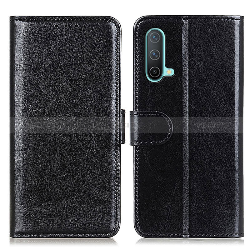 Coque Portefeuille Livre Cuir Etui Clapet M07L pour OnePlus Nord CE 5G Noir Plus