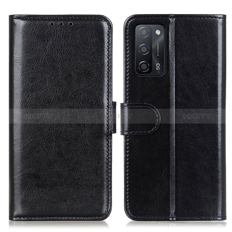 Coque Portefeuille Livre Cuir Etui Clapet M07L pour Oppo A56 5G Noir Plus