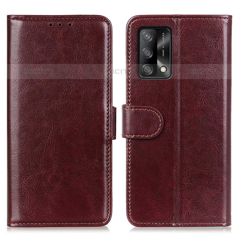 Coque Portefeuille Livre Cuir Etui Clapet M07L pour Oppo Reno6 Lite Marron Plus