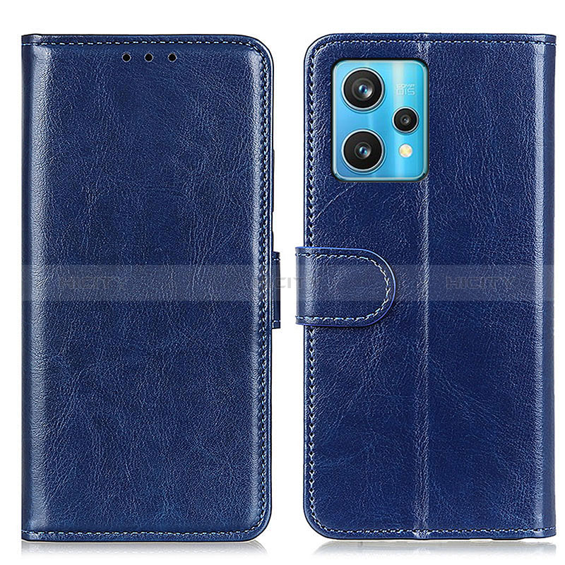 Coque Portefeuille Livre Cuir Etui Clapet M07L pour Realme 9 Pro 5G Bleu Plus