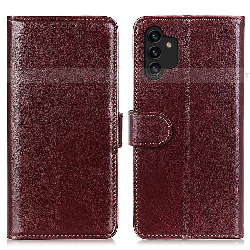 Coque Portefeuille Livre Cuir Etui Clapet M07L pour Samsung Galaxy A04s Marron Plus