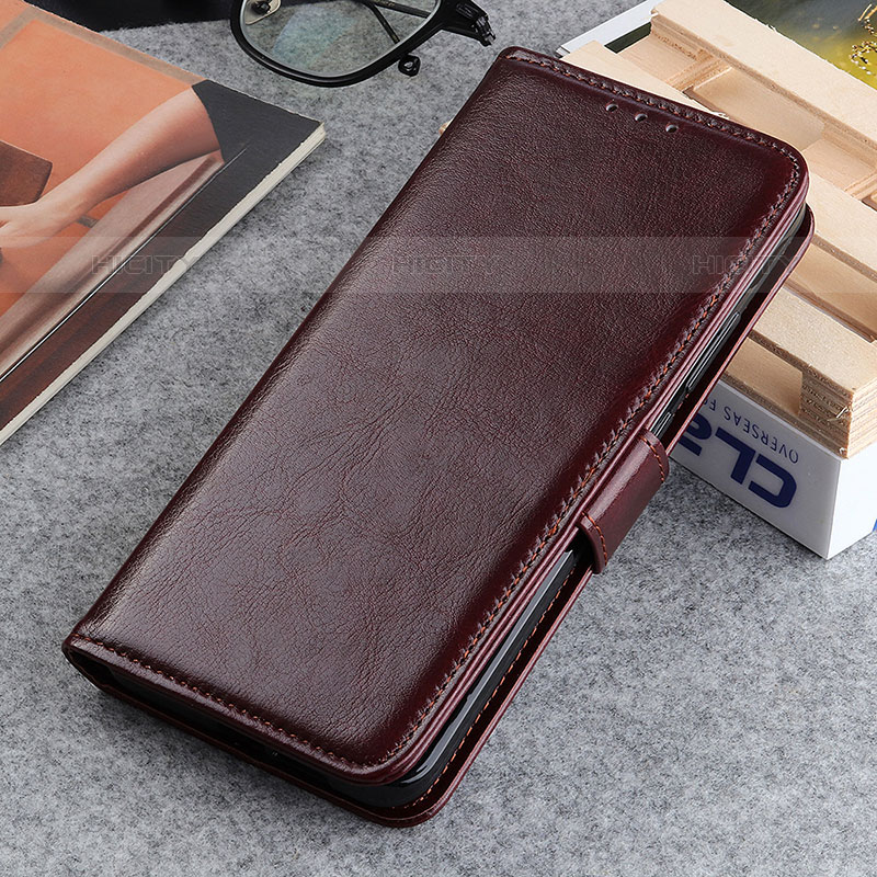 Coque Portefeuille Livre Cuir Etui Clapet M07L pour Samsung Galaxy M32 5G Marron Plus