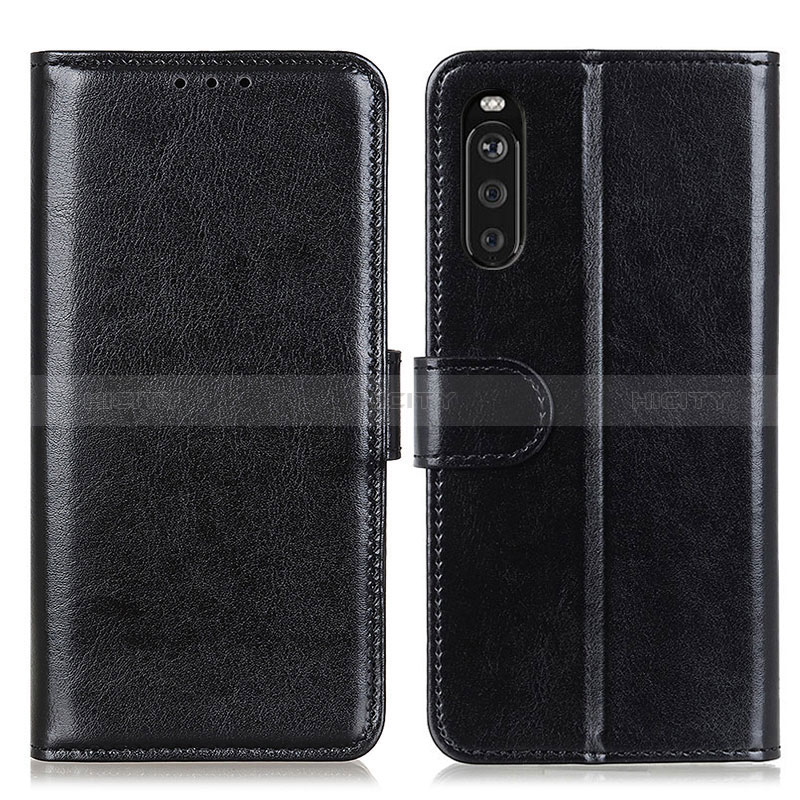 Coque Portefeuille Livre Cuir Etui Clapet M07L pour Sony Xperia 10 III Noir Plus