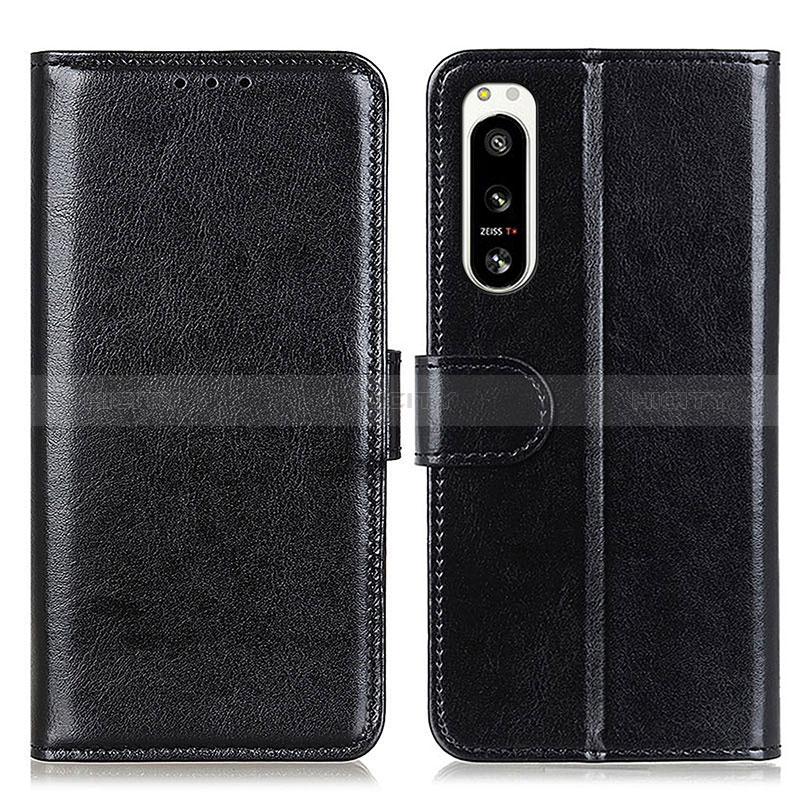 Coque Portefeuille Livre Cuir Etui Clapet M07L pour Sony Xperia 5 IV Noir Plus