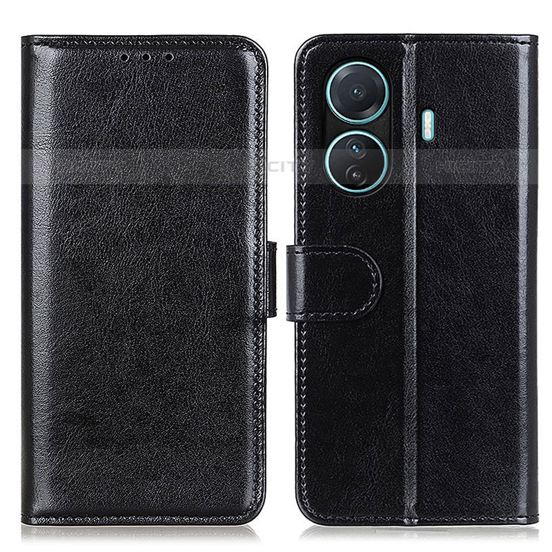 Coque Portefeuille Livre Cuir Etui Clapet M07L pour Vivo iQOO Z6 Pro 5G Noir Plus