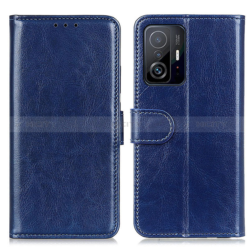 Coque Portefeuille Livre Cuir Etui Clapet M07L pour Xiaomi Mi 11T Pro 5G Bleu Plus