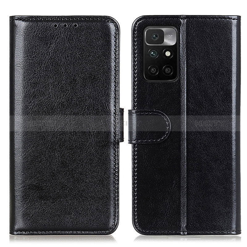 Coque Portefeuille Livre Cuir Etui Clapet M07L pour Xiaomi Redmi 10 (2022) Noir Plus