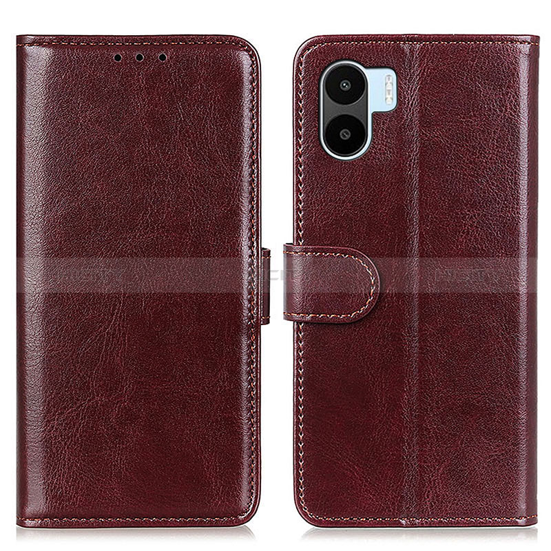 Coque Portefeuille Livre Cuir Etui Clapet M07L pour Xiaomi Redmi A1 Marron Plus