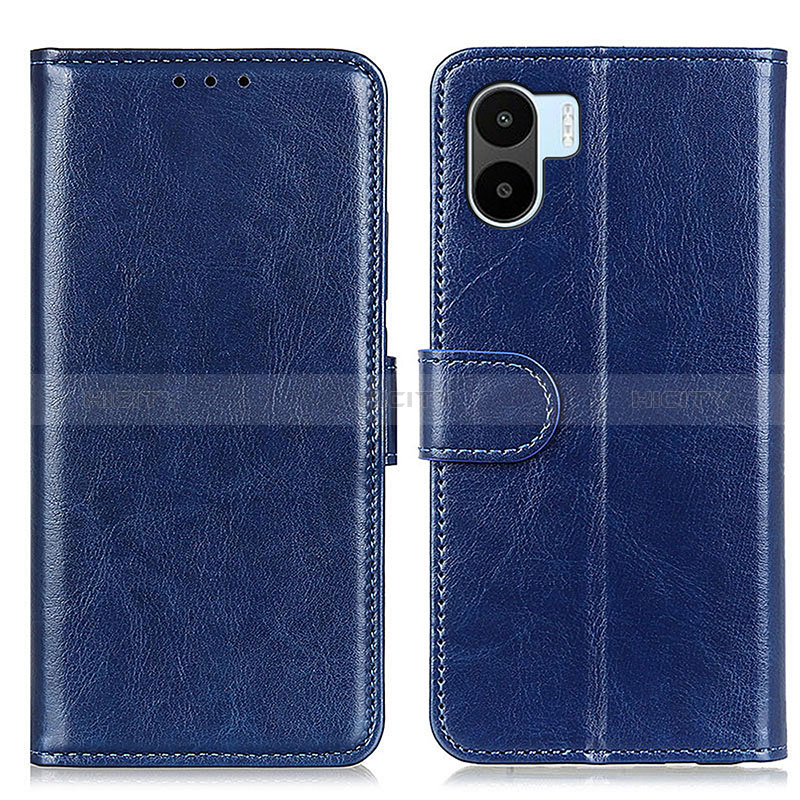 Coque Portefeuille Livre Cuir Etui Clapet M07L pour Xiaomi Redmi A2 Bleu Plus