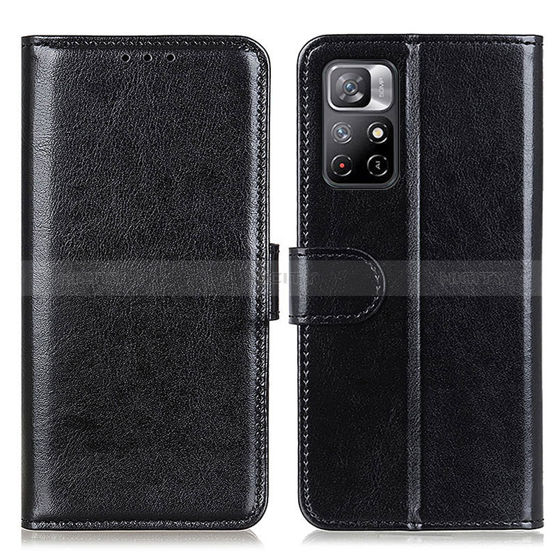 Coque Portefeuille Livre Cuir Etui Clapet M07L pour Xiaomi Redmi Note 11 5G Noir Plus