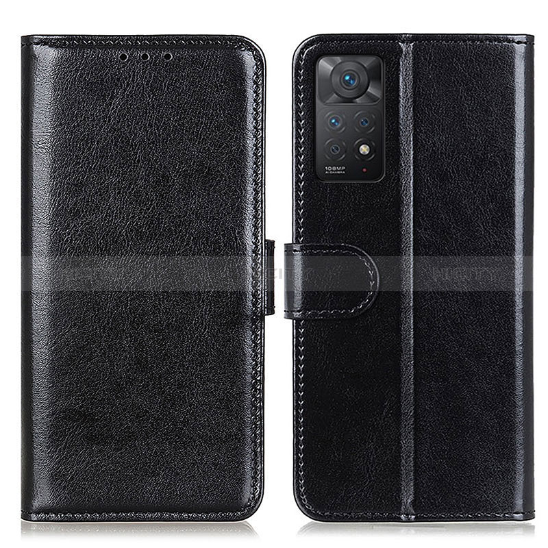 Coque Portefeuille Livre Cuir Etui Clapet M07L pour Xiaomi Redmi Note 11 Pro 4G Noir Plus