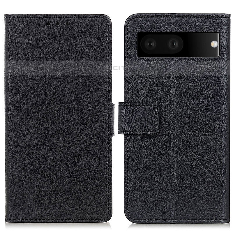 Coque Portefeuille Livre Cuir Etui Clapet M08L pour Google Pixel 7 5G Noir Plus